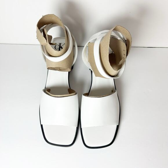CALVIN KLEIN WOMEN'S JEROTY HEELED WOMEN SANDAL HEELS SIZE 11 BRAND NEW - Picture 3 of 9